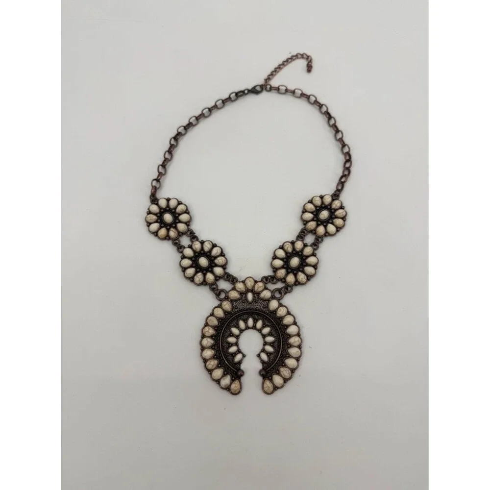 Unbranded Southwest Style Necklace Imitation Copper Costume Jewelry Womens Boho